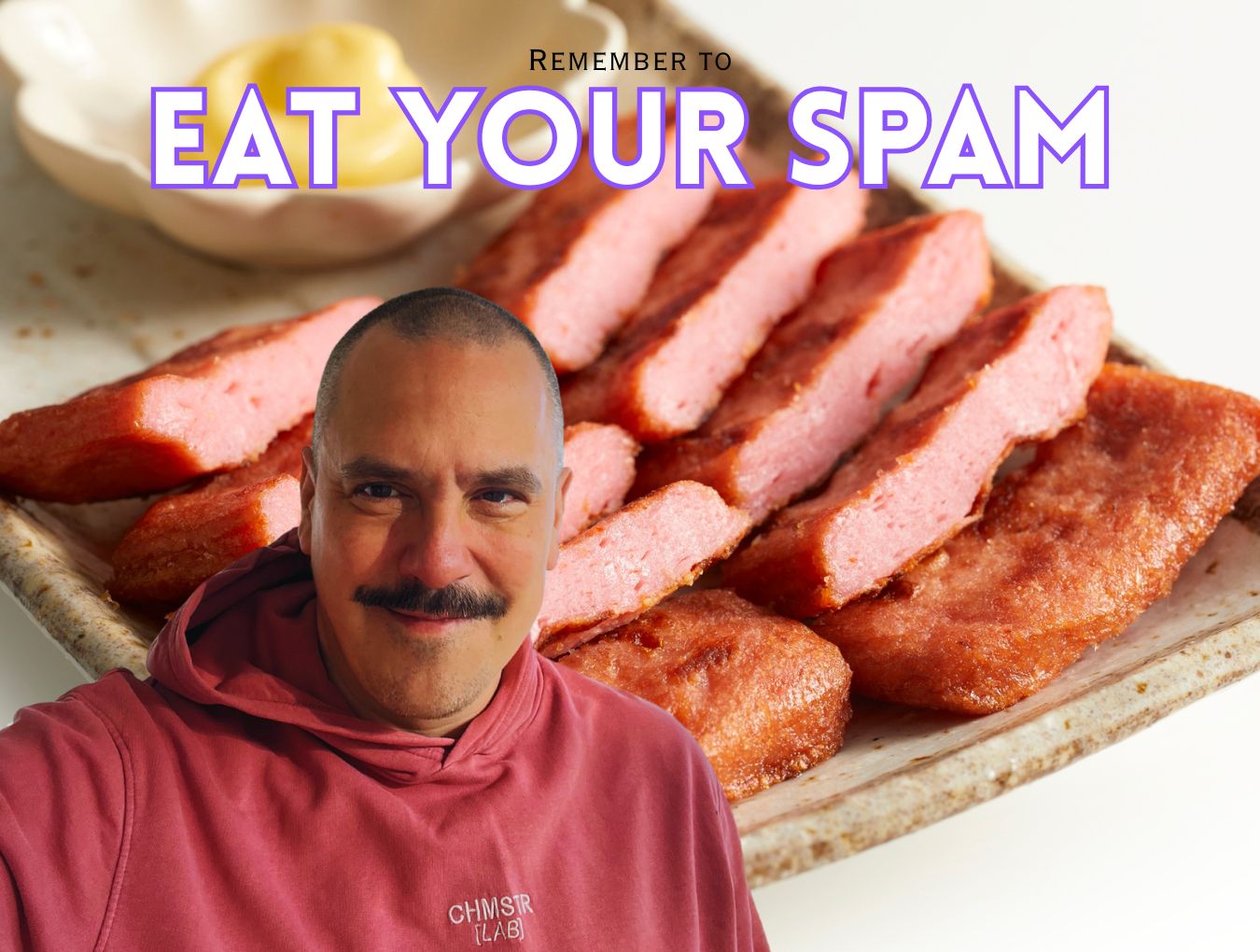 A picture of Magnus Bråth saying "Remember to eat your spam" about programmatic SEO